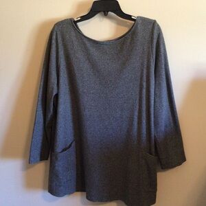 Pure Jill Grey Tunic Sz XL